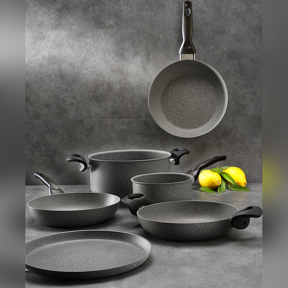 天然礦石不黏煎鍋 28cm  明火