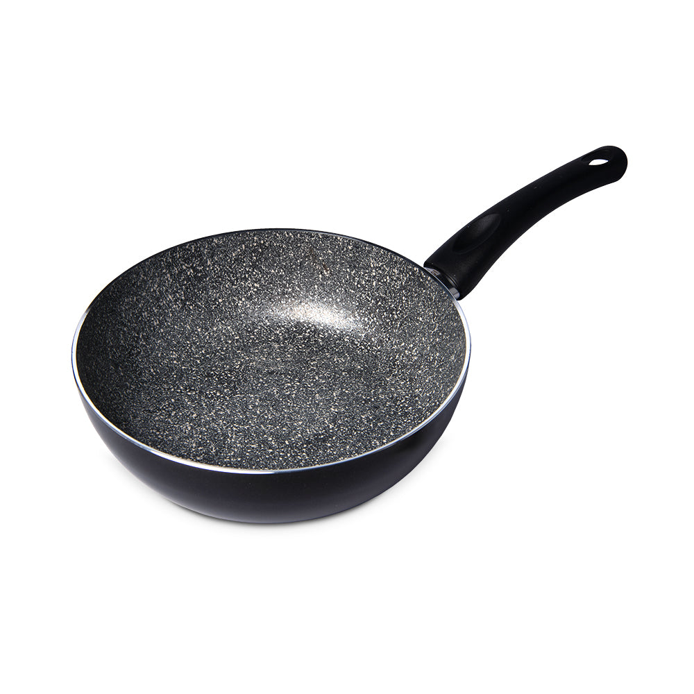 單柄  七層複合鋼鋁易潔深煎鍋 24cm 所有爐具適用