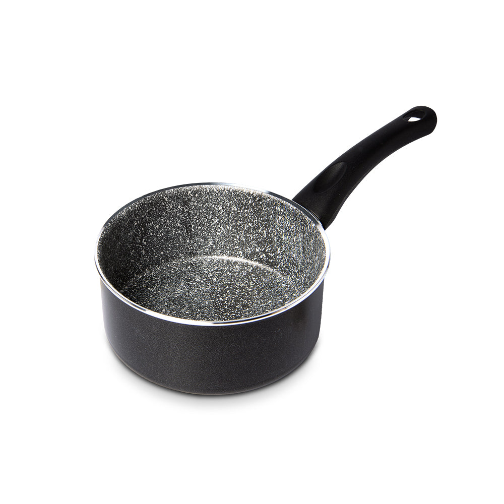 單柄 七層複合鋼鋁易潔煲連玻璃蓋 18cm 所有爐具適用