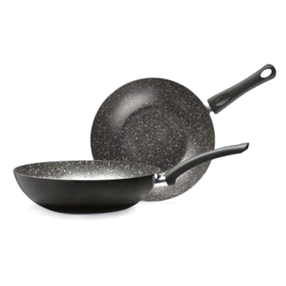 單柄 七層複合鋼鋁易潔深炒鍋連玻璃蓋 28cm 所有爐具適用