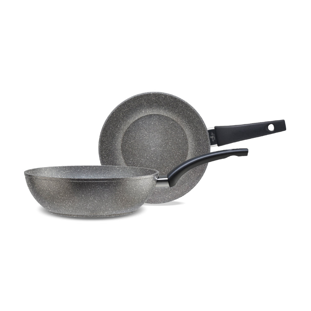 意大利製 UNION LINE天然礦石易潔鍋套裝 (1套4件)